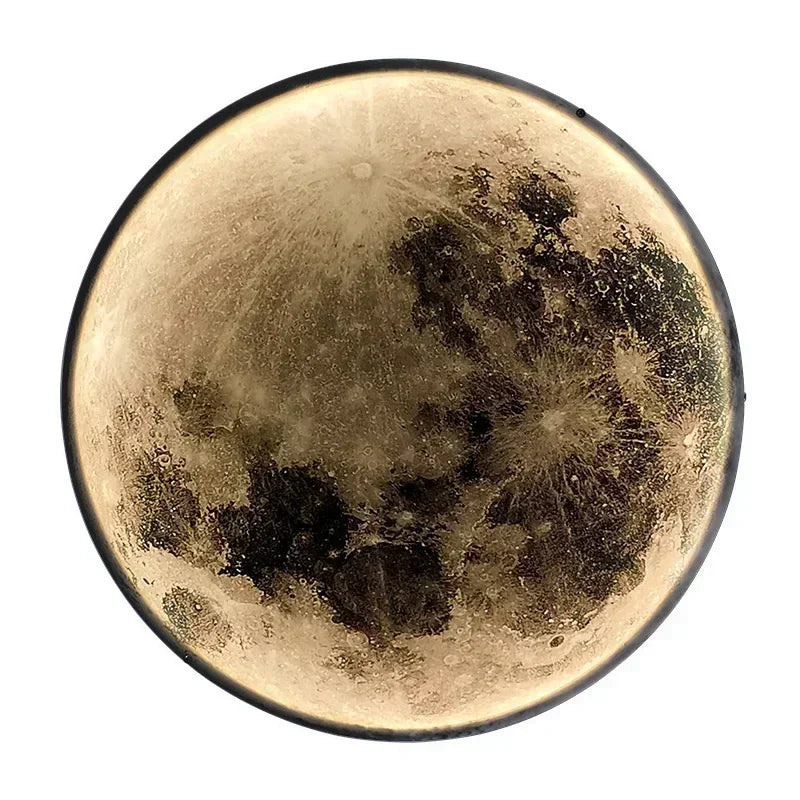 Decorative LED Wall Lamp in the Shape of a Moon