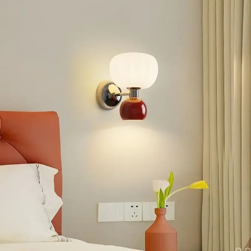 Wall Lamp with Spherical Shade – Modern Simplicity