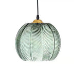 Glass Pendant Lamp in the Shape of a Sphere