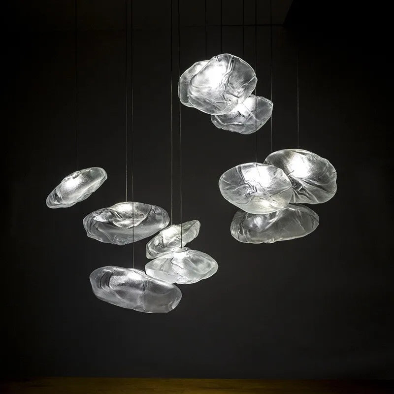 Designer Artistic Chandelier Ceiling Lamps – Glass Clouds