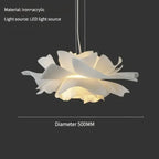Hanging Lotus Flower Shaped Lamp – Decorative Ceiling Light with Layered Shade