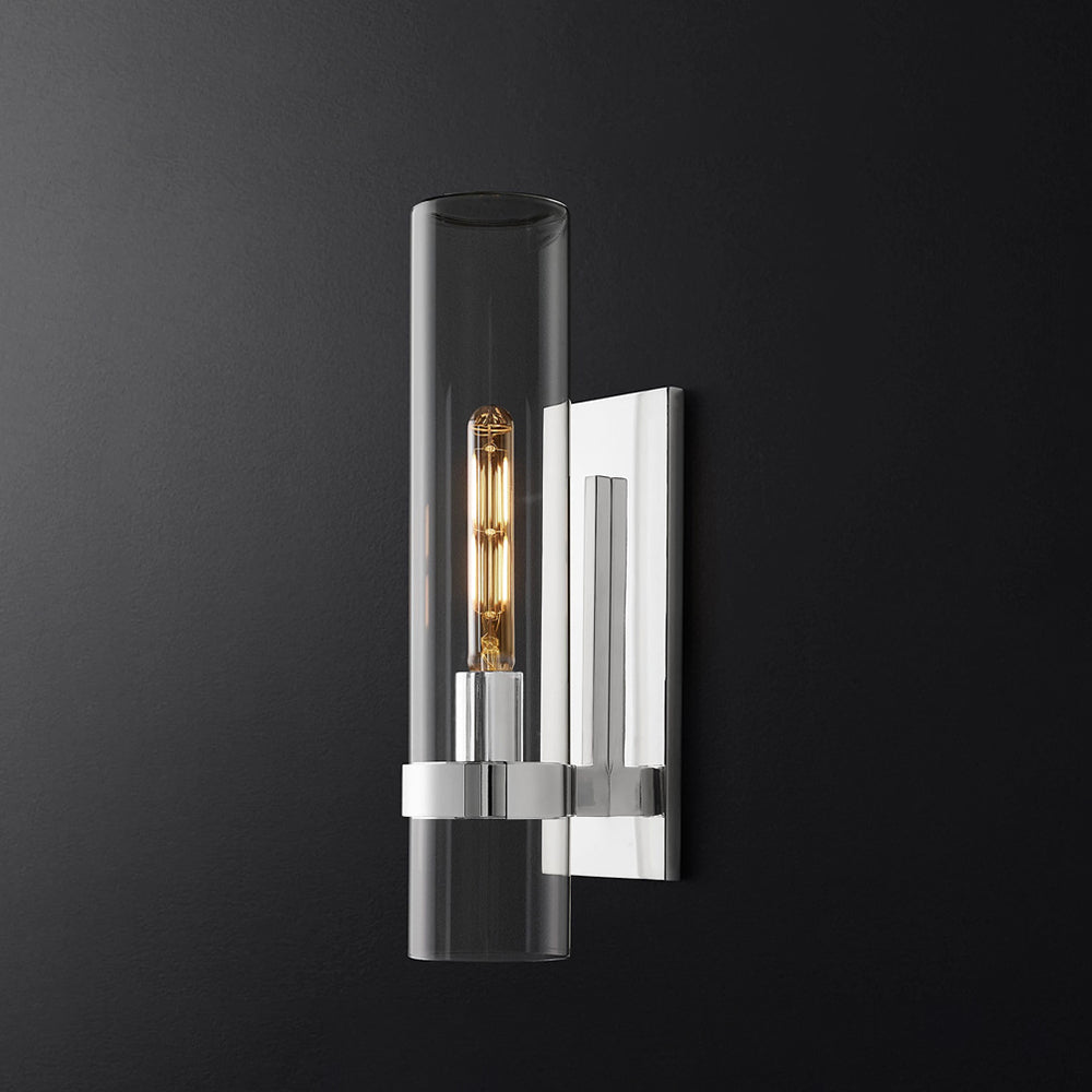 Enya Glass Cylinder Modern Wall Light