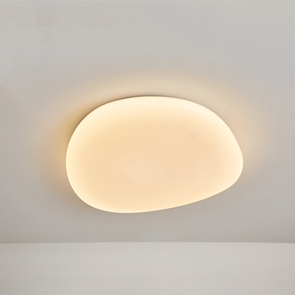 Sayu Flush Mount Ceiling Light, Pebbles Shape