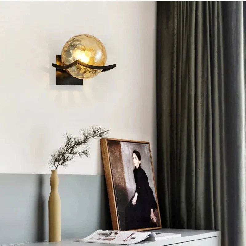 Modern Sphere Wall Sconce – Elegant Wall Lamp