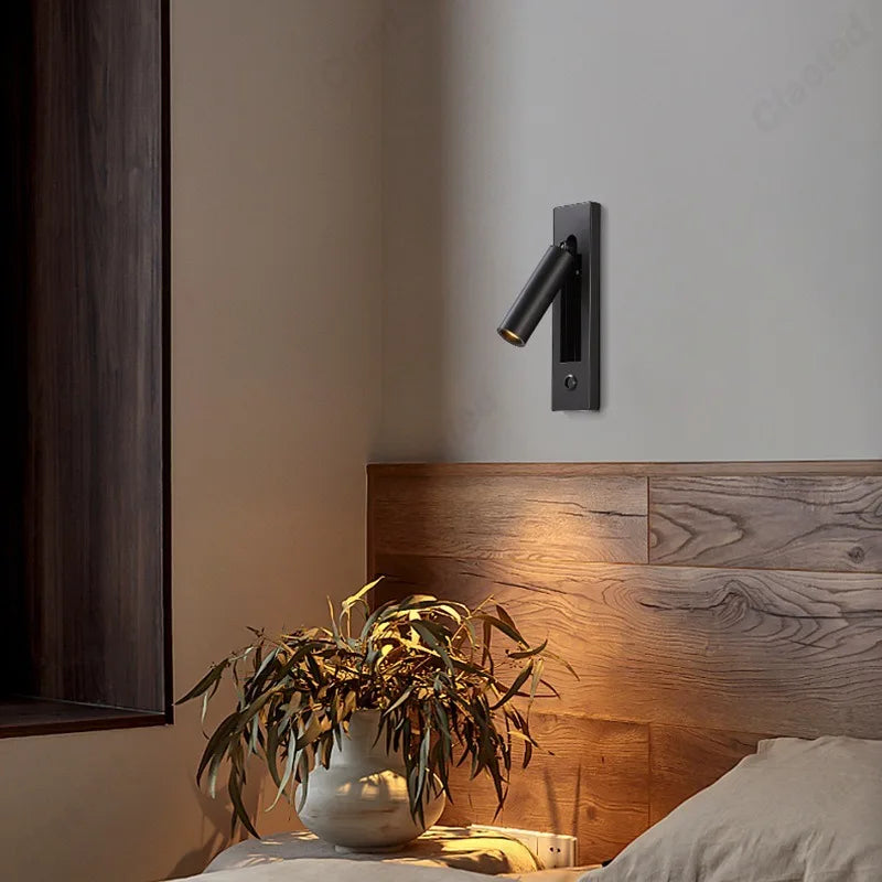 Modern Adjustable Wall Lamp Above Bed