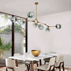 Molecular Designer Chandelier 8-Arm – Modern LED Ceiling Lamp