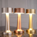 Modern LED Metal Table Lamp with Touch Switch and Warm Light