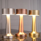 Modern LED Metal Table Lamp with Touch Switch and Warm Light