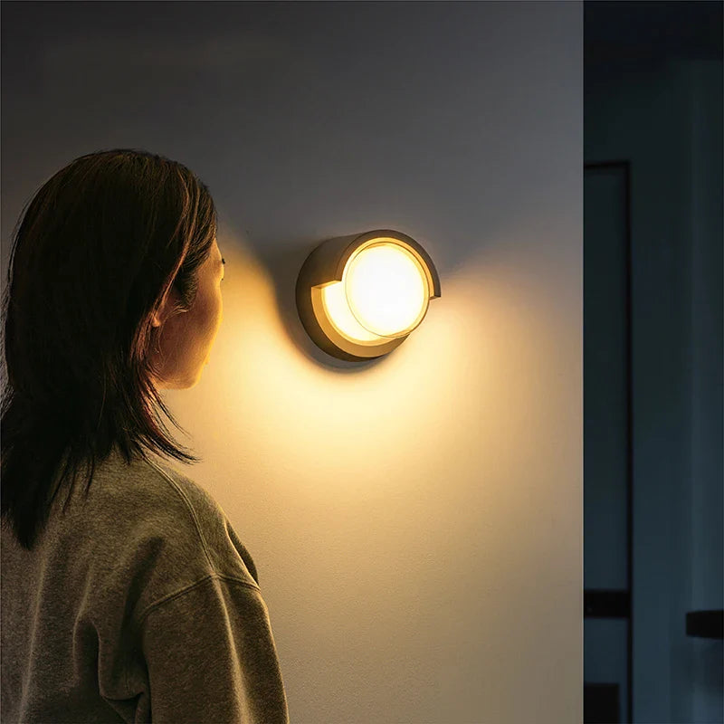 Outdoor Wall Lamp with Motion Sensor