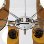 Hanging Lamp Retro Modern Chandelier with Ball Shades Bauhaus