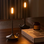 Minimalist LED Table Lamp with Touch Switch in Candle Shape