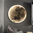 Decorative LED Wall Lamp in the Shape of a Moon