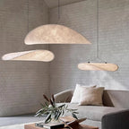 Japandi Designer Pendant Lamp in the Form of an Elongated Panel – Modern Elegance