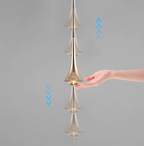 Modern Glass Teardrop LED Pendant Light 1-Light