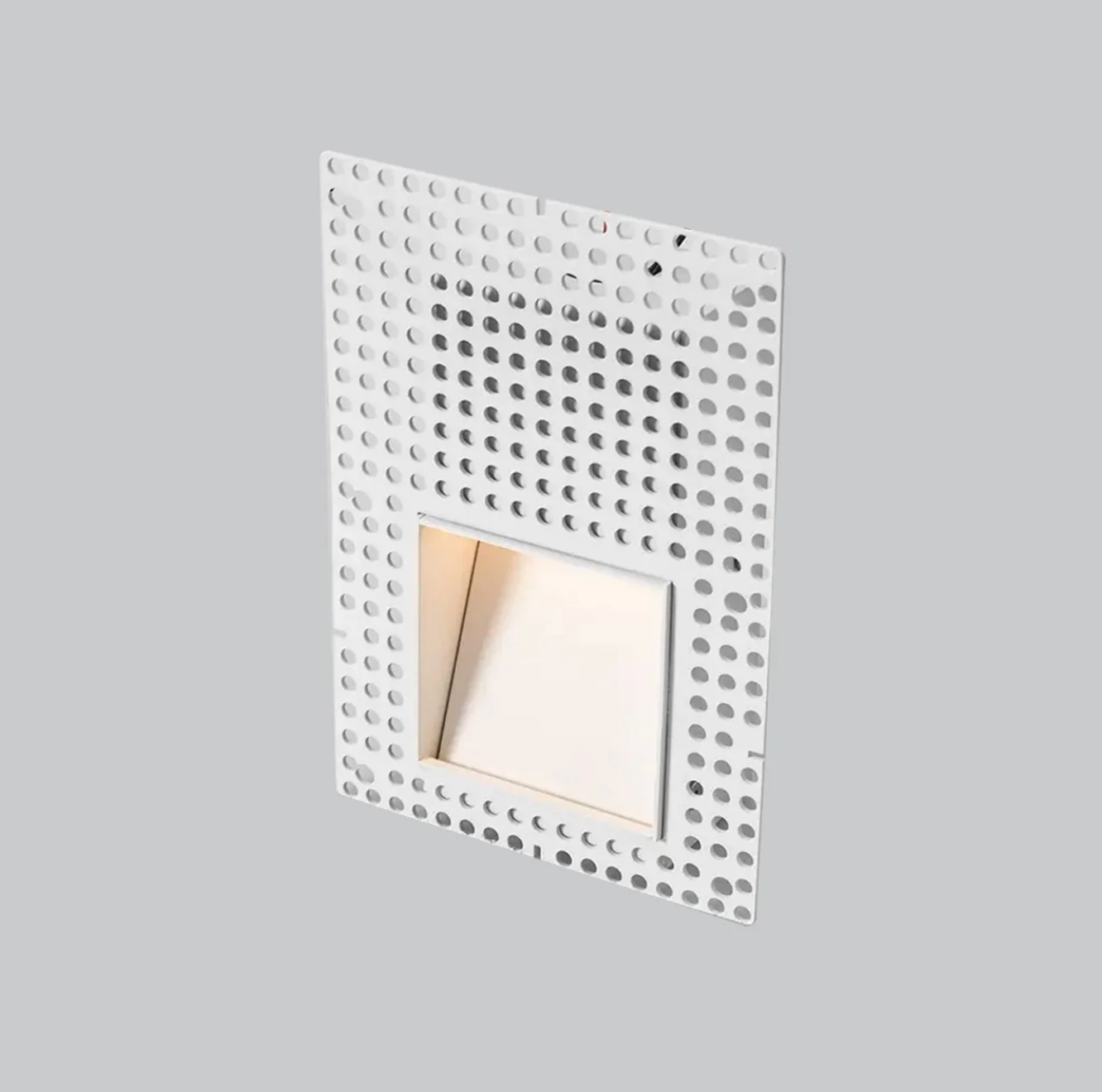 Recessed LED Stair Light – Square Wall Sconce for Wall Installation