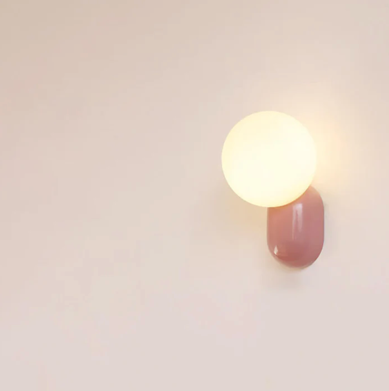 Modern LED Ball Wall Sconce – Designer Wall Lamp