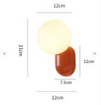 Modern LED Ball Wall Sconce – Designer Wall Lamp