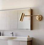 Modern wall sconce with adjustable arm – minimalist spotlight lamp