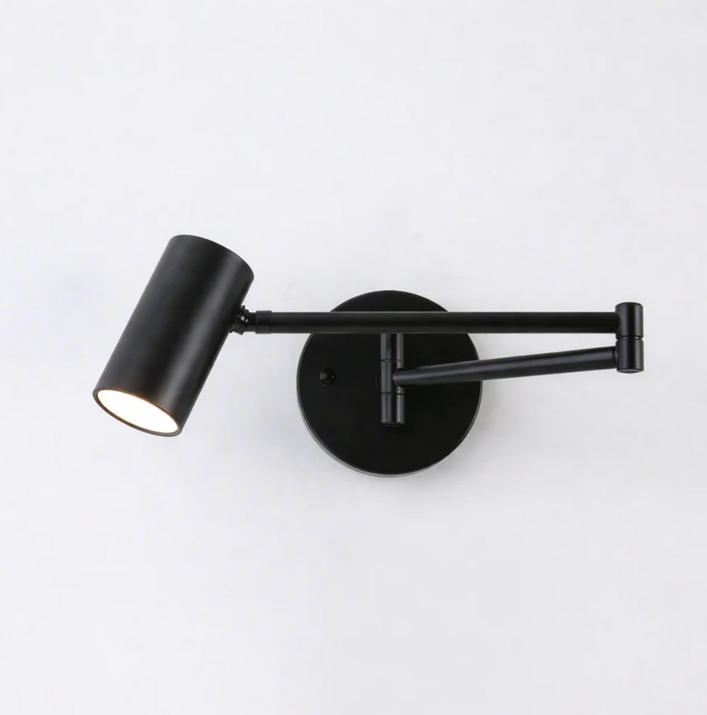 Modern wall sconce with adjustable arm – minimalist spotlight lamp