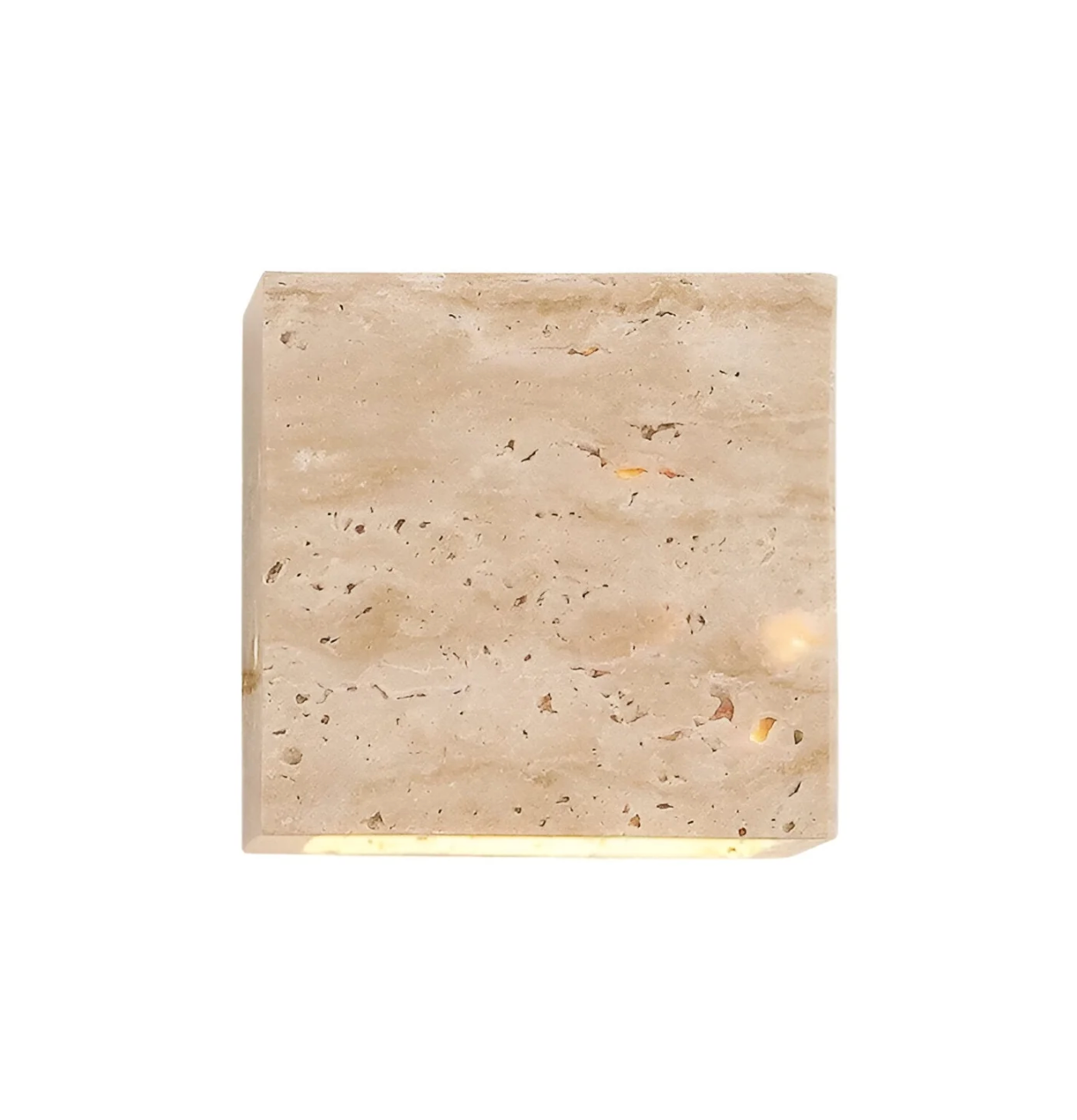 Stone Wall Sconce – Minimalist Lamp Made of Natural Travertine