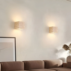 Stone Wall Sconce – Minimalist Lamp Made of Natural Travertine