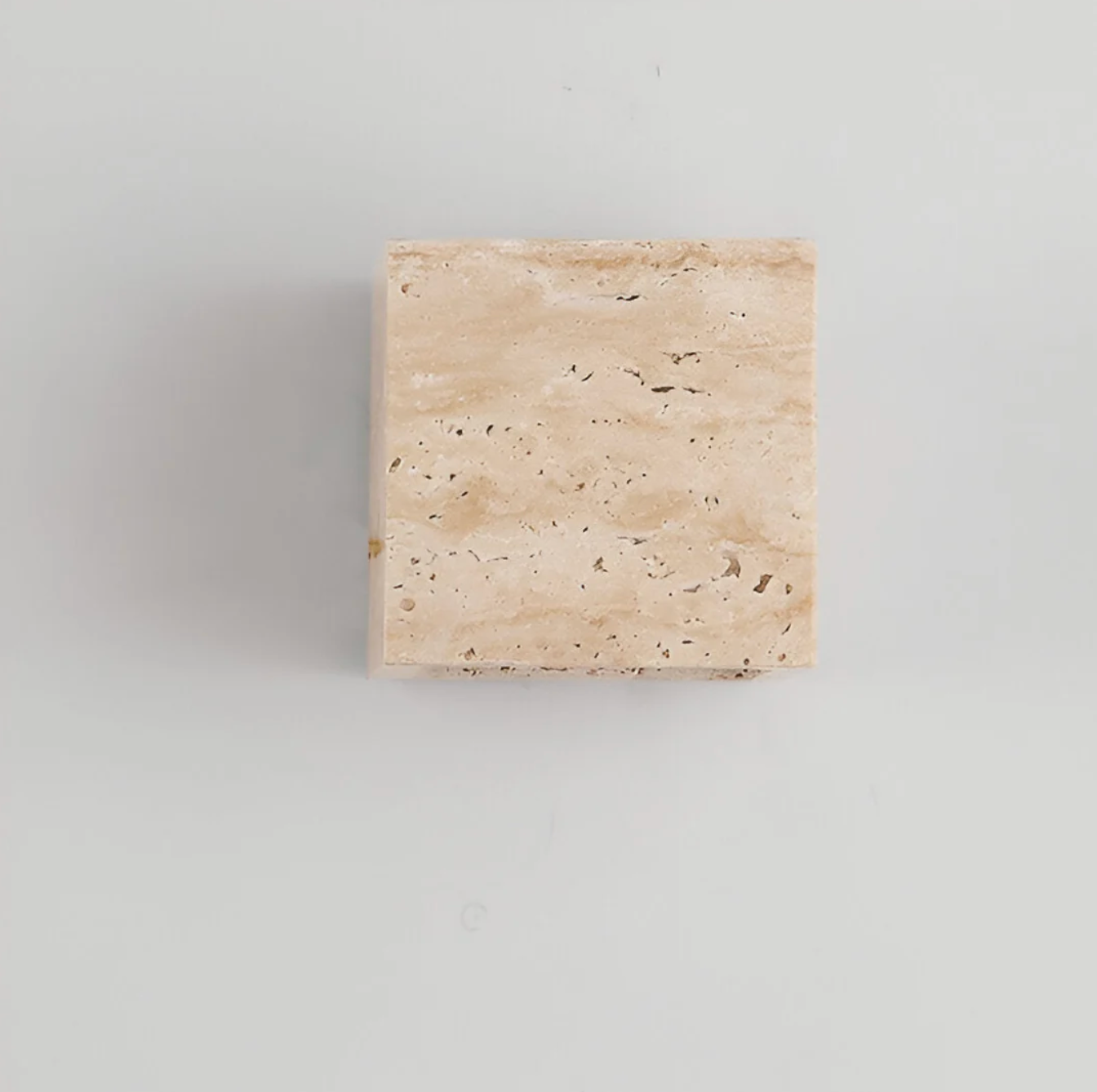 Stone Wall Sconce – Minimalist Lamp Made of Natural Travertine