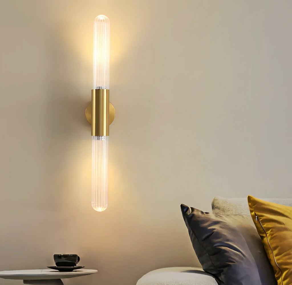 Modern LED Wall Sconce – Vertical Decorative Lamp for Living Room and Bedroom