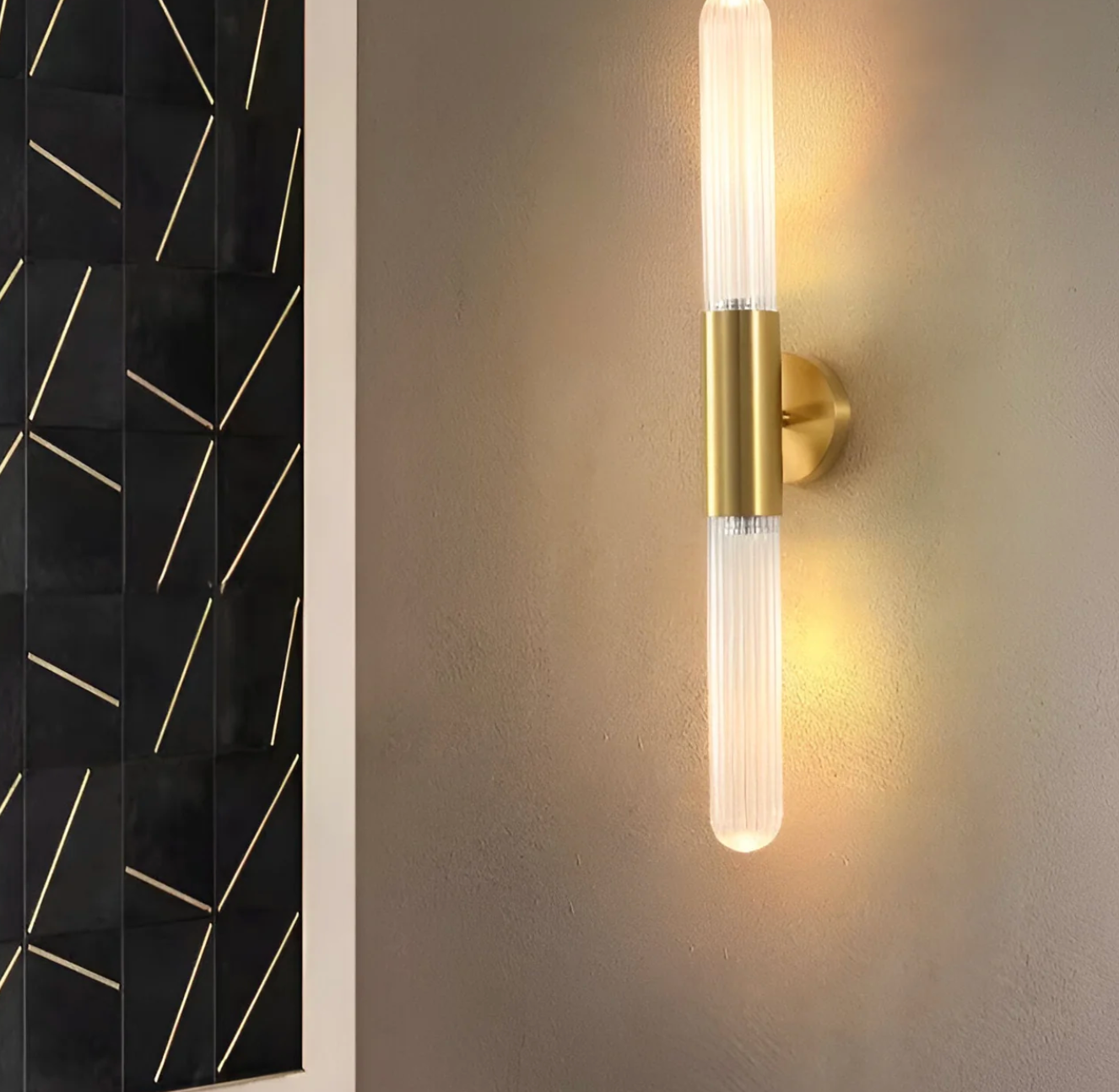 Modern LED Wall Sconce – Vertical Decorative Lamp for Living Room and Bedroom