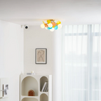 Modern LED Ceiling Lamp – Designer Ceiling Light with Spherical Shades