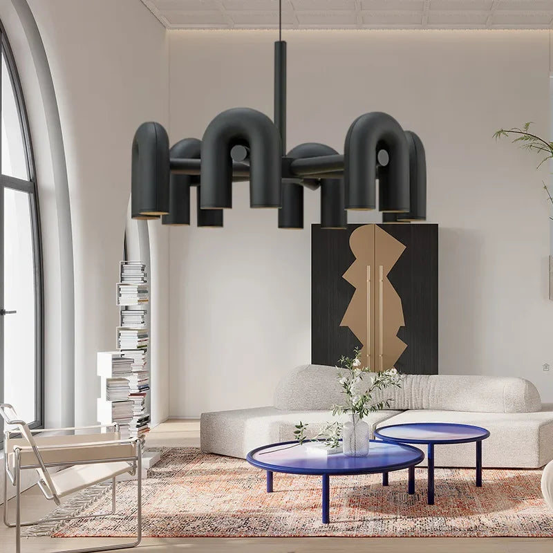 Designer Hanging Lamp with Sculptural Form – Modern Lighting