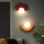 Modern LED Wall Lamp in Geometric Semicircle Style