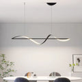Hanging Lamp "Wave" – modern LED lamp for dining table or kitchen island