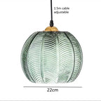 Glass Pendant Lamp in the Shape of a Sphere