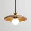 Scandinavian Wooden Pendant Lamp – Minimalist Ceiling Light
