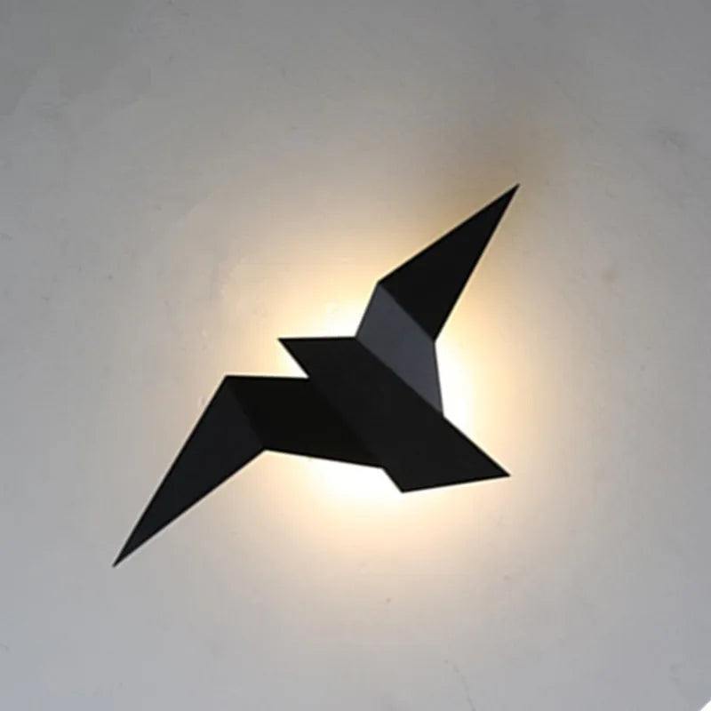 Modern LED Origami Bird Wall Lamp – Decorative Sconce
