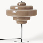 Serenyra Macaron Orange Glass Table Lamp