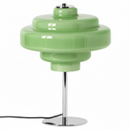 Serenyra Macaron Orange Glass Table Lamp