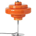 Serenyra Macaron Orange Glass Table Lamp