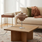 Serenyra Macaron Orange Glass Table Lamp