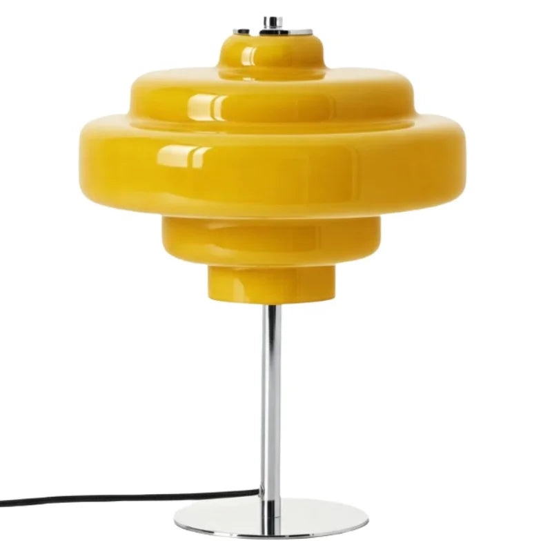 Serenyra Macaron Orange Glass Table Lamp
