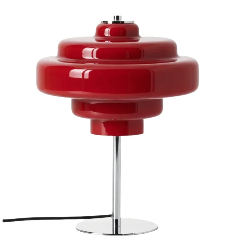 Serenyra Macaron Orange Glass Table Lamp