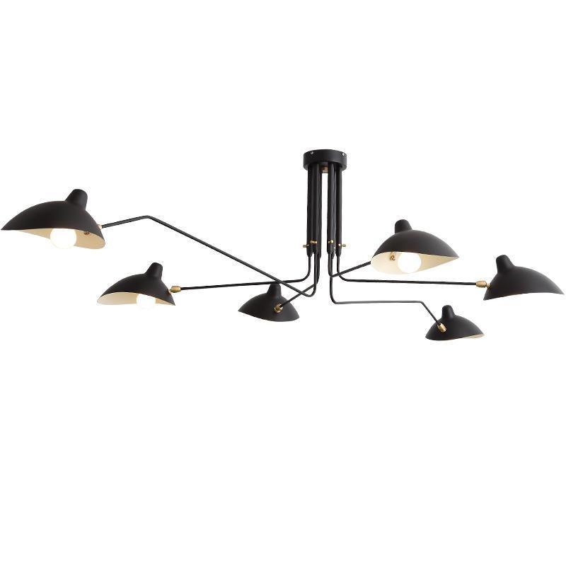 Jaler Industrial Ceiling Light with Three Arms