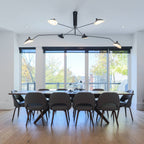Jaler Industrial Ceiling Light with Three Arms