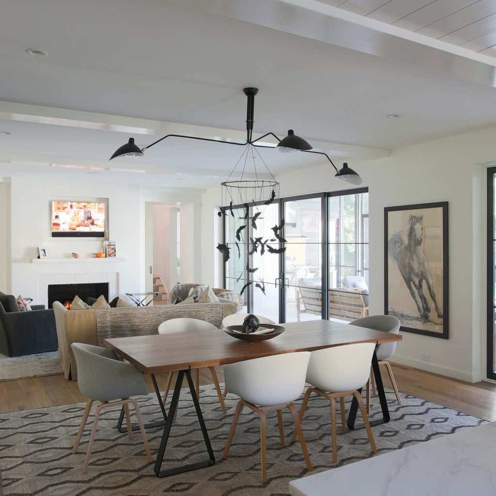 Jaler Industrial Ceiling Light with Three Arms