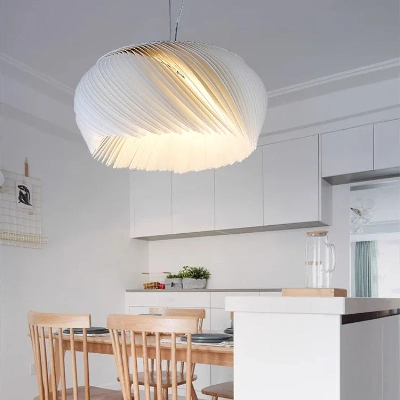 Luxury Acrylic Pendant Lamp with Sculptural Form
