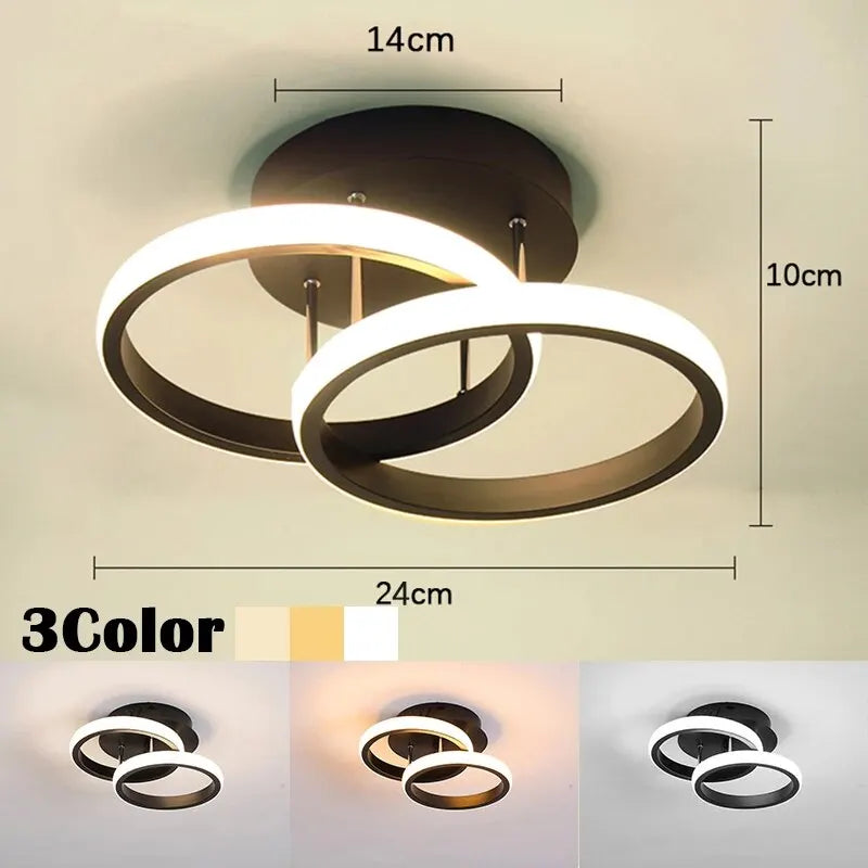 Modern LED Ceiling Lamp Chandelier – Geometric Fixture in Modern Style
