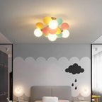 Modern LED Ceiling Lamp – Designer Ceiling Light with Spherical Shades