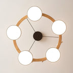 Cliff Round Chandelier with Bird