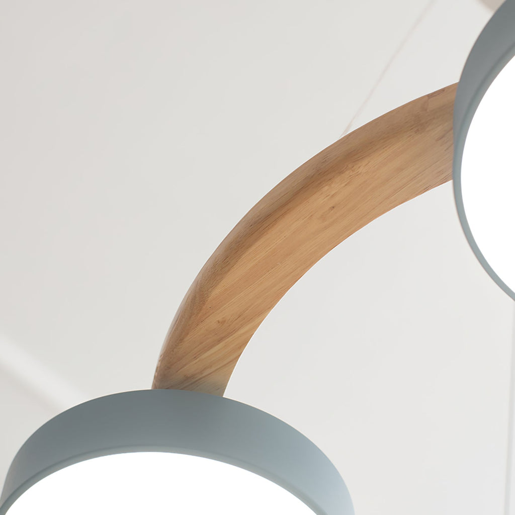 Cliff Round Chandelier with Bird