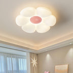 Solara Six-Petal Flower Ceiling Light for Children's Room
